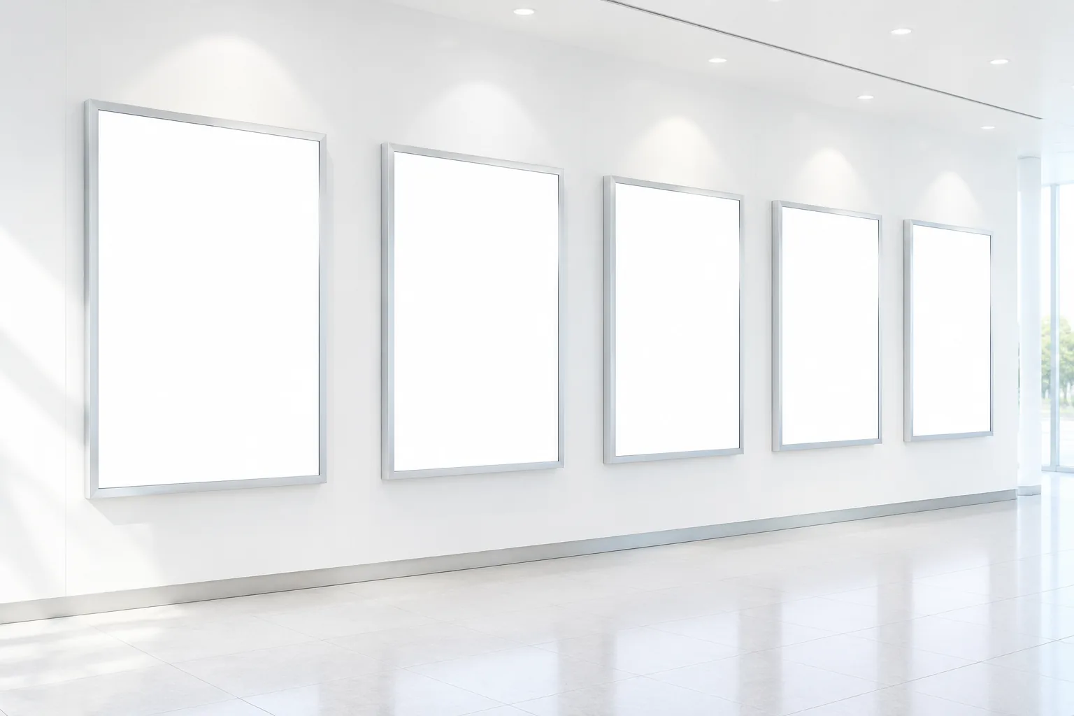 A set of display advertising banner layouts